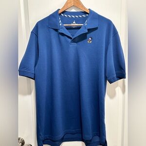 Disney Parks Authentic Men’s Mickey Mouse Blue Polo Size Large